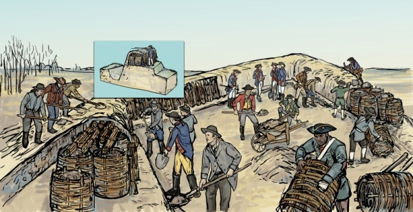 Battlement Construction in Interpretive Panels